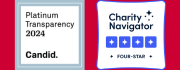 Candid Platinum Transparency 2024 & Charity Navigator Four-Stars