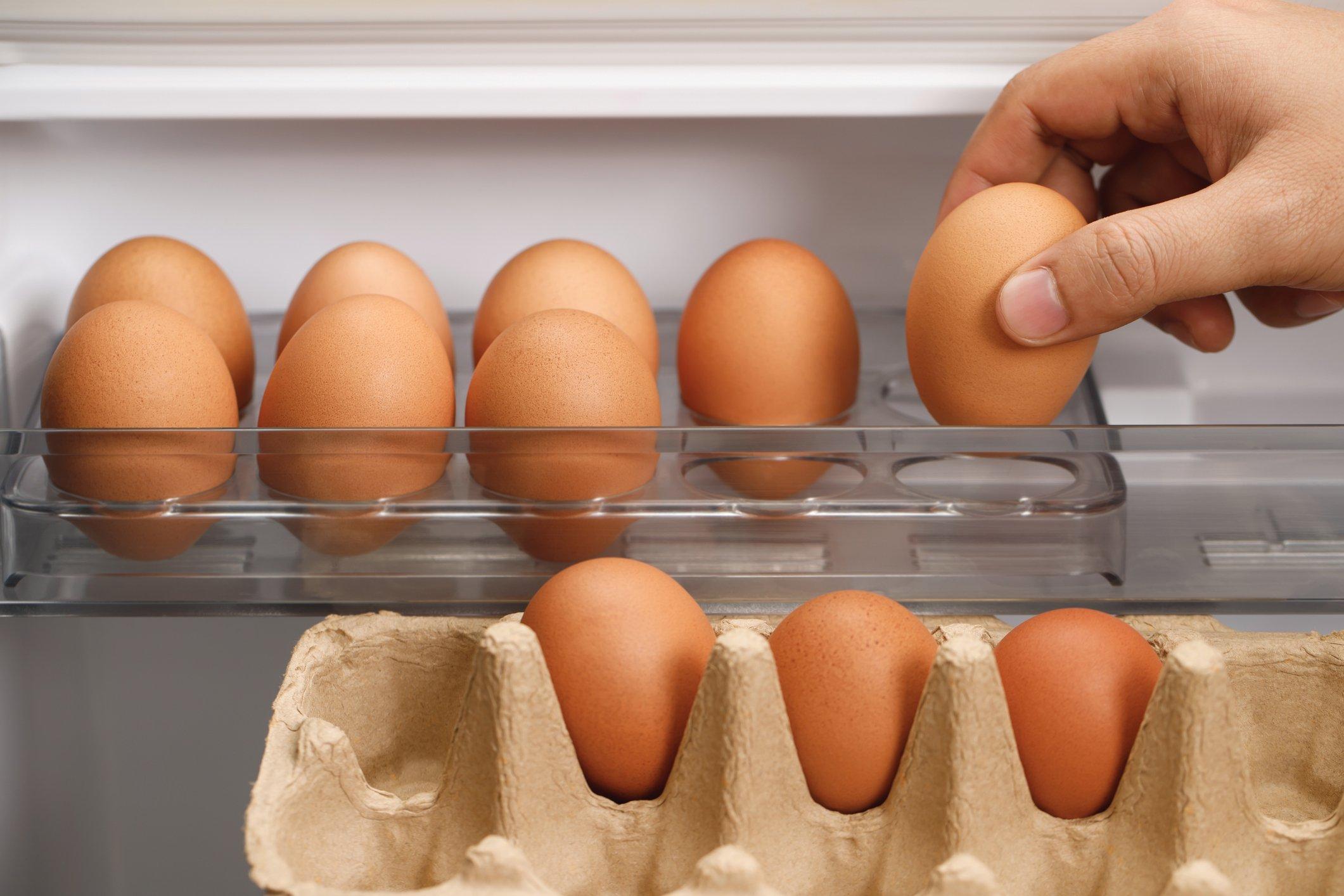 cartons of eggs on top of each other